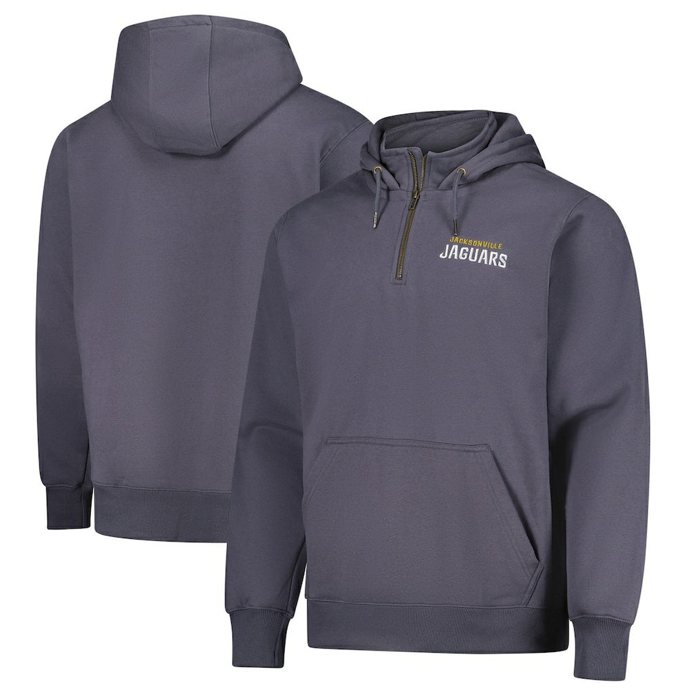 Jacksonville Jaguars Dunbrooke Unisex Defender Quarter-Zip Hoodie | NFL US