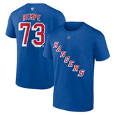 Matt Rempe New York Rangers Fanatics Authentic Stack Name & Number T-Shirt - NHL T-shirts