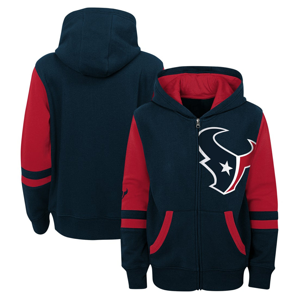 Houston Texans Preschool Stadium Color Block Full-Zip Hoodie | NFL Outlet