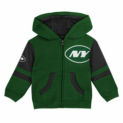 New York Jets Preschool Stadium Color Block Full-Zip Hoodie | NFL US