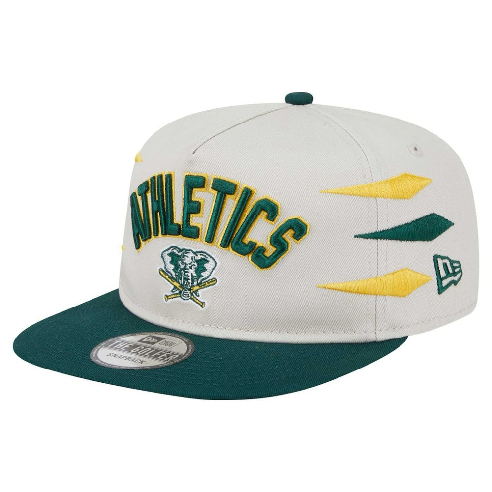 Athletics New Era Iron Golfer Snapback Hat - MLB Hats