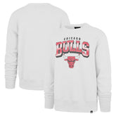 White Chicago Bulls '47 Spotlight Headline Pullover Sweatshirt | NBA
