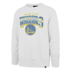 White Golden State Warriors '47 Spotlight Headline Pullover Sweatshirt sale | NBA