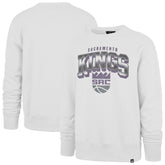 White Sacramento Kings '47 Spotlight Headline Pullover Sweatshirt | NBA