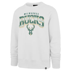 White Milwaukee Bucks '47 Spotlight Headline Pullover Sweatshirt | NBA