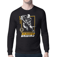 Boston Bruins Starter Player Grid Long Sleeve T-Shirt - NHL T-shirts