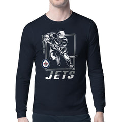 Winnipeg Jets Starter Player Grid Long Sleeve T-Shirt - NHL T-shirts