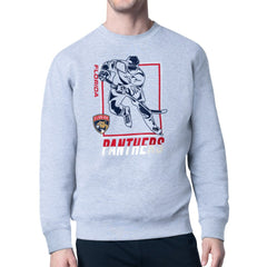 Florida Panthers Starter Player Grid Fleece Pullover Sweatshirt - NHL Sweatshirts