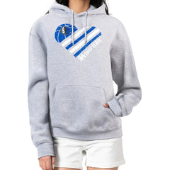 Heather Gray Dallas Mavericks G-III 4Her by Carl Banks Women's Heart Pullover Hoodie - Heather Gray online | NBA