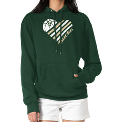 Milwaukee Bucks G-III 4Her by Carl Banks Women's Heart Pullover Hoodie - Green cheap | NBA