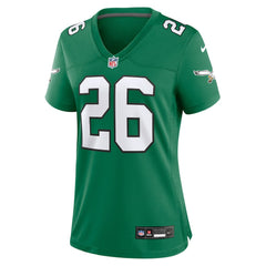 Philadelphia Eagles Saquon Barkley Women's Alternate Game Jersey | NFL New