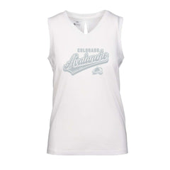 Colorado Avalanche Levelwear Women's Paisley Sweep V-Neck Tank Top - NHL Tank Top