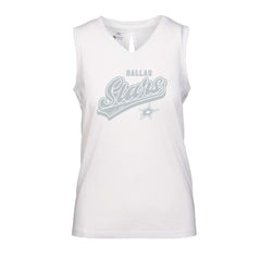 Dallas Stars Levelwear Women's Paisley Sweep V-Neck Tank Top - NHL Tank Top