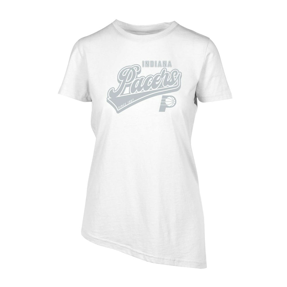 White Indiana Pacers Levelwear Women's Birch Sweep T-Shirt | NBA