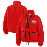 Chicago Blackhawks WEAR by Erin Andrews Women's Polar Fleece Half-Zip Jacket - NHL Jackets