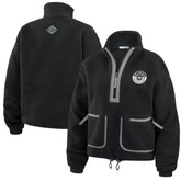 Los Angeles Kings WEAR by Erin Andrews Women's Polar Fleece Half-Zip Jacket - NHL Jackets