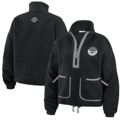 Los Angeles Kings WEAR by Erin Andrews Women's Polar Fleece Half-Zip Jacket - NHL Jackets