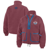 Colorado Avalanche WEAR by Erin Andrews Women's Polar Fleece Half-Zip Jacket - NHL Jackets