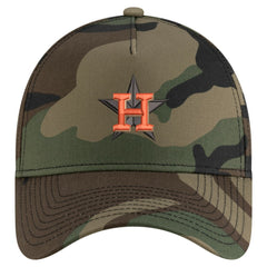 Houston Astros New Era Woodland Team Pop 9FORTY A-Frame Adjustable Hat - MLB Hats