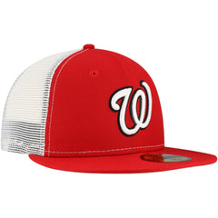Washington Nationals New Era Team Color 59FIFTY Trucker Fitted Hat - MLB Hats