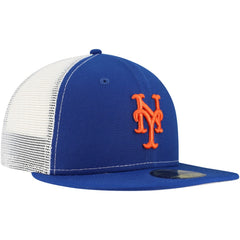 New York Mets New Era Team Color 59FIFTY Trucker Fitted Hat - MLB Hats