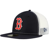 Boston Red Sox New Era Team Color 59FIFTY Trucker Fitted Hat - MLB Hats