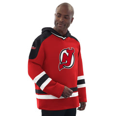 New Jersey Devils Starter Hockey Pullover Hoodie - NHL Jerseys