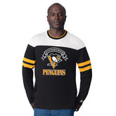Pittsburgh Penguins Starter Blitz Durene Long Sleeve T-Shirt - NHL T-shirts