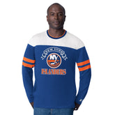 New York Islanders Starter Blitz Durene Long Sleeve T-Shirt - NHL T-shirts