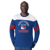 New York Rangers Starter Blitz Durene Long Sleeve T-Shirt - NHL T-shirts