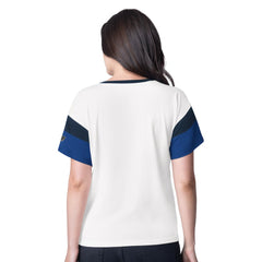 St. Louis Blues G-III 4Her by Carl Banks Women's Rink Oversized Rhinestone V-Neck T-Shirt - NHL T-shirts