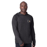 Philadelphia Flyers MSX by Michael Strahan Fast Track Raglan Long Sleeve Hoodie T-Shirt - NHL T-shirts