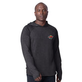 Minnesota Wild MSX by Michael Strahan Fast Track Raglan Long Sleeve Hoodie T-Shirt - NHL T-shirts