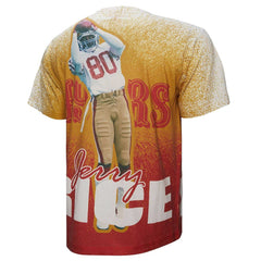 San Francisco 49ers Jerry Rice Burst Retired Player T-Shirt | NFL Near me