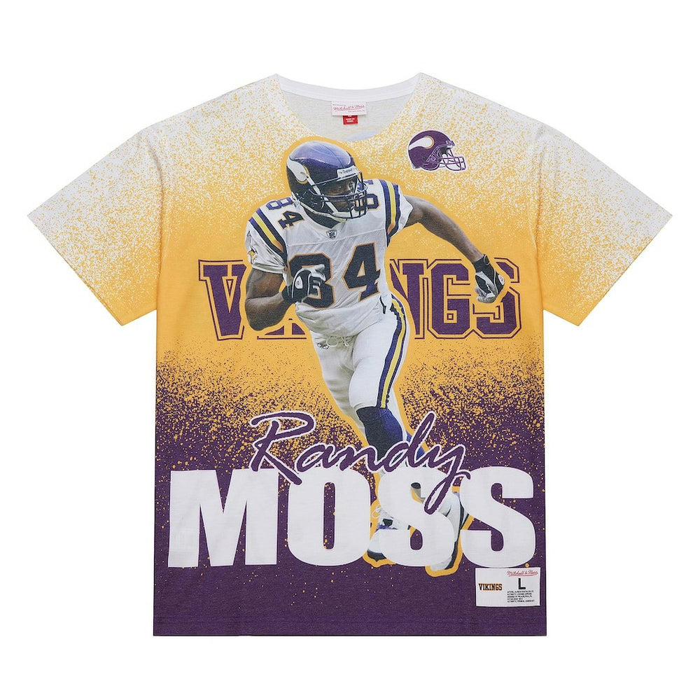 Minnesota Vikings Randy Moss Burst Retired Player T-Shirt | NFL US