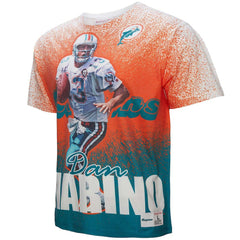 Miami Dolphins Dan Marino Burst Retired Player T-Shirt | NFL Outlet