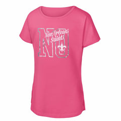 New Orleans Saints Girls Youth Signal Caller Dolman T-Shirt | NFL Near me