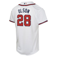 Matt Olson Atlanta Braves Nike Youth Home Game Player Jersey - MLB Jerseys