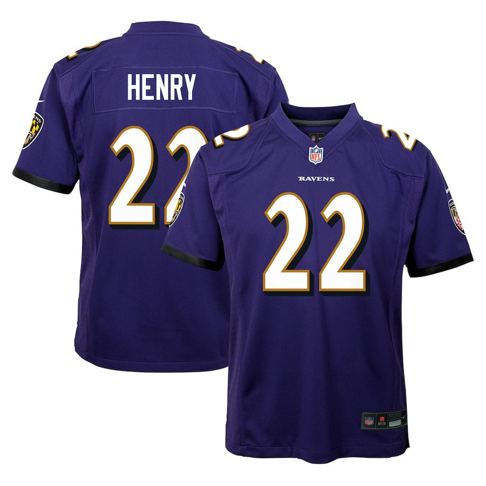 Baltimore Ravens Derrick Henry Youth Game Jersey | NFL New