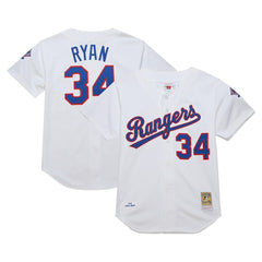 Nolan Ryan Texas Rangers Mitchell & Ness 1993 Cooperstown Collection Authentic Jersey - MLB Jerseys