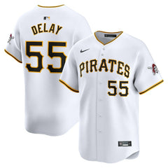Jason Delay Pittsburgh Pirates Nike Home Limited Player Jersey – White - MLB Jerseys