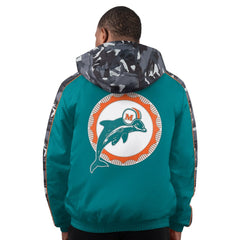 Miami Dolphins Starter Thursday Night Gridiron Full-Zip Hoodie Jacket | NFL Outlet