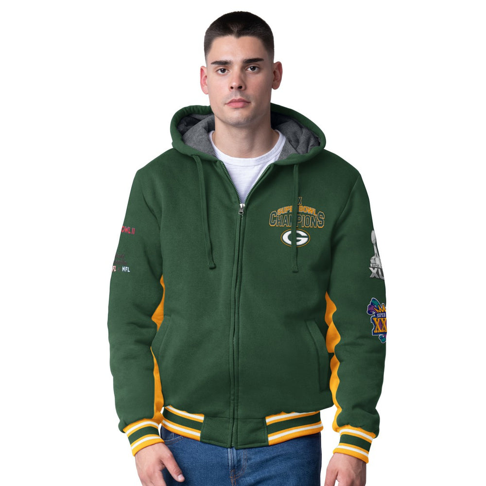Green Bay Packers G-III Extreme No Huddle Commemorative Full-Zip Hoodie Jacket | NFL Hot