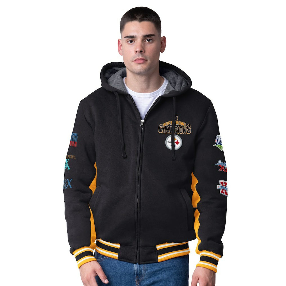 Pittsburgh Steelers G-III Extreme No Huddle Commemorative Full-Zip Hoodie Jacket | NFL Near me