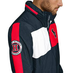 Houston Texans Tommy Hilfiger Gael Lightweight Half-Zip Pullover Hoodie Jacket | NFL Discount