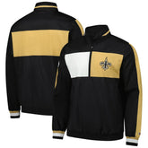 New Orleans Saints Tommy Hilfiger Gael Lightweight Half-Zip Hoodie Jacket | NFL New