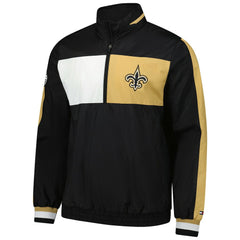 New Orleans Saints Tommy Hilfiger Gael Lightweight Half-Zip Hoodie Jacket | NFL New