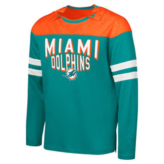 Miami Dolphins G-III Sports by Carl Banks Adaptive Hail Mary Long Sleeve T-Shirt | NFL Near me