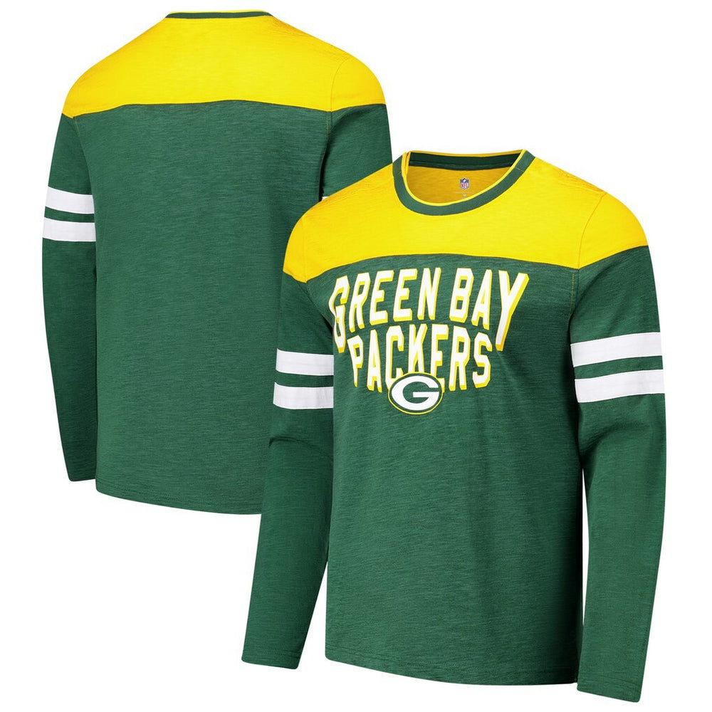 Green Bay Packers G-III Sports by Carl Banks Adaptive Hail Mary Long Sleeve T-Shirt | NFL US