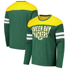 Green Bay Packers G-III Sports by Carl Banks Adaptive Hail Mary Long Sleeve T-Shirt | NFL US